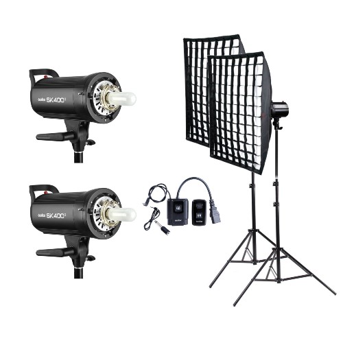 Godox SK400 ll complete studio flash kit