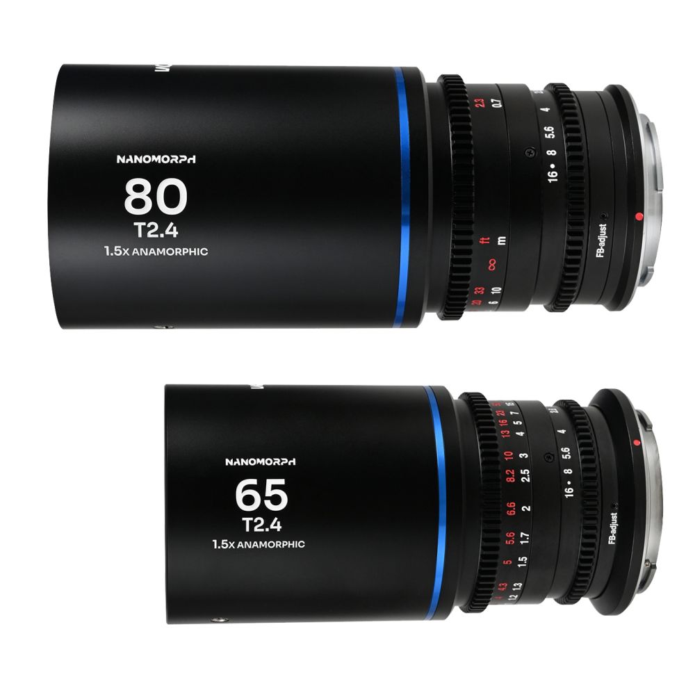 Ensemble Laowa Nanomorph S35 (65mm, 80mm) (Bleu) Nikon Z