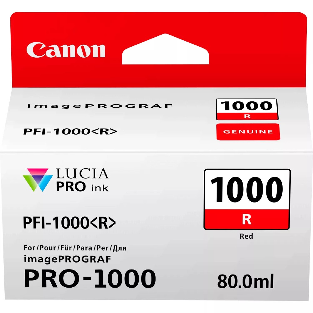 Canon PFI-1000R Rouge