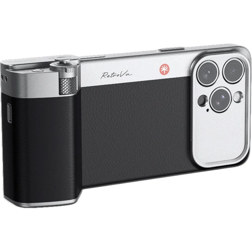 Kit de poignée PGYTech Retrova (Noir graphite - iPhone 16 Pro Max)